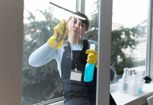 Nettoyage de vitres intérieures et extérieures à Bréville